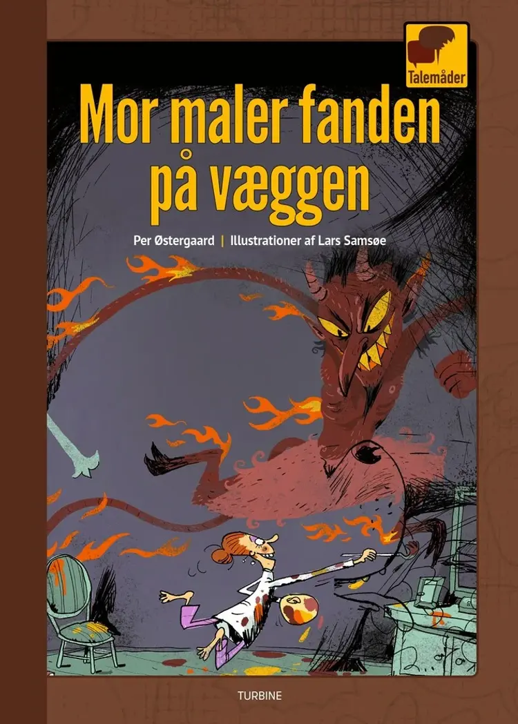 Mor maler fanden på væggen af Per Østergaard