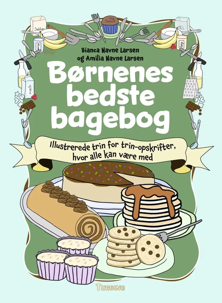 Børnenes bedste bagebog af Amilia Navne Larsen