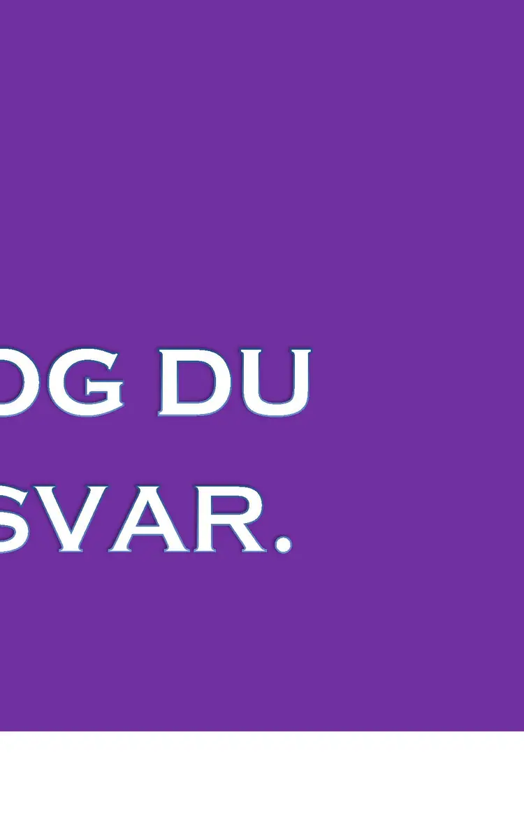 Spørg og du får et svar. af Merethe Haue