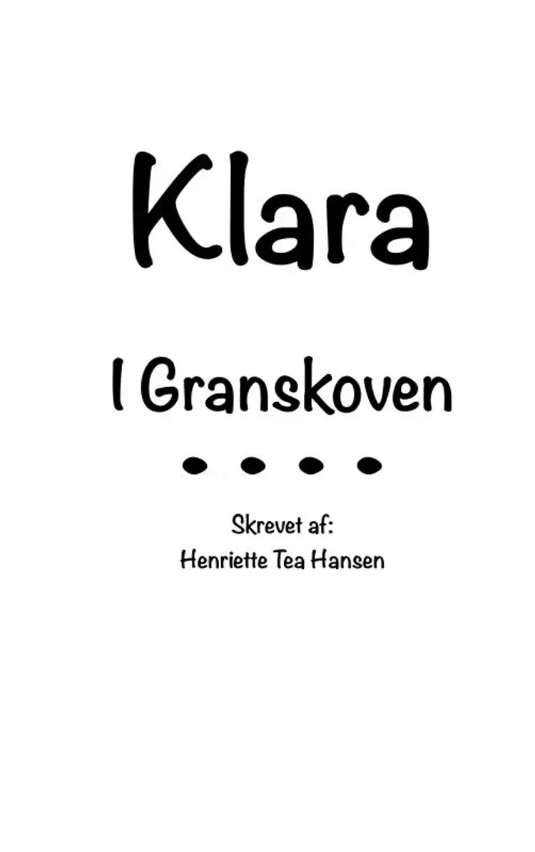 Granskoven af Henriette Tea Hansen