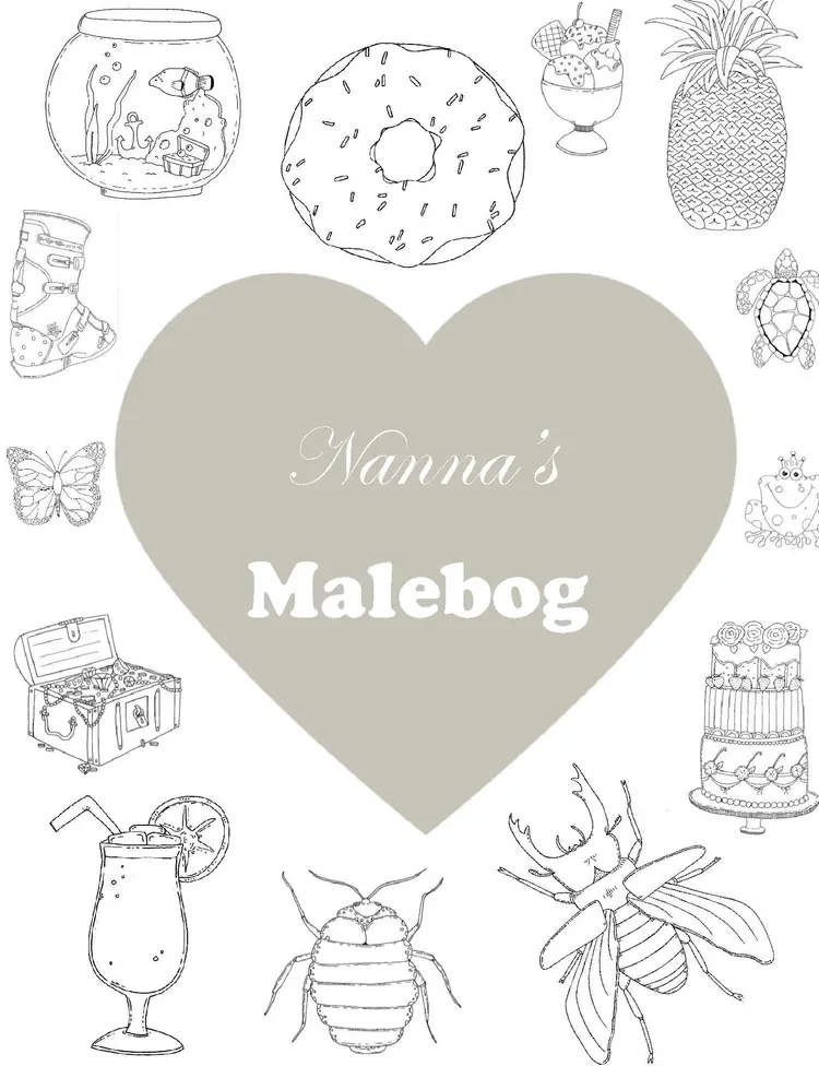 Nanna's malebog af Nanna Rosengren