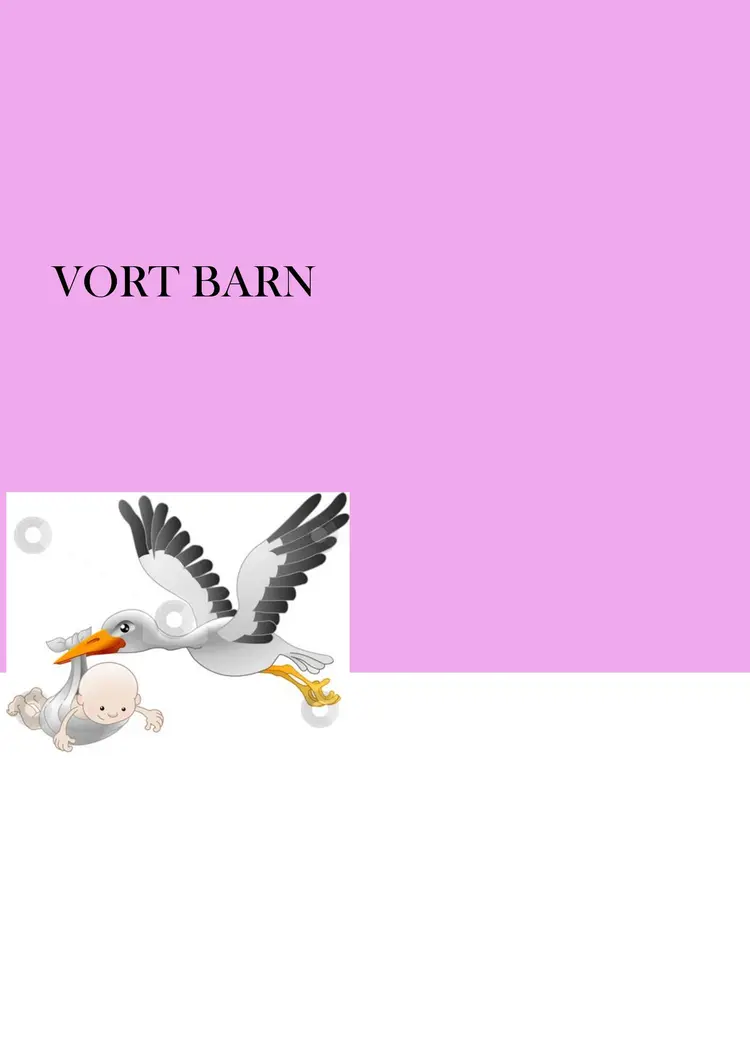 Vort barn - pige af MERETHE HAUE