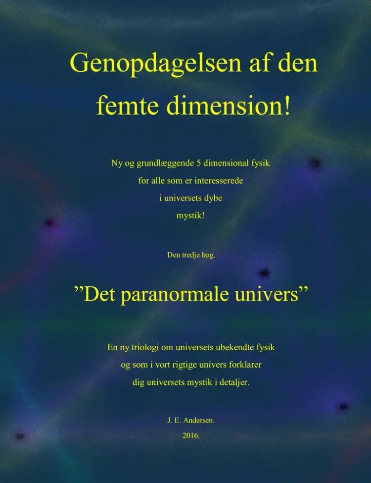 Det paranormale univers. af J. E. Andersen