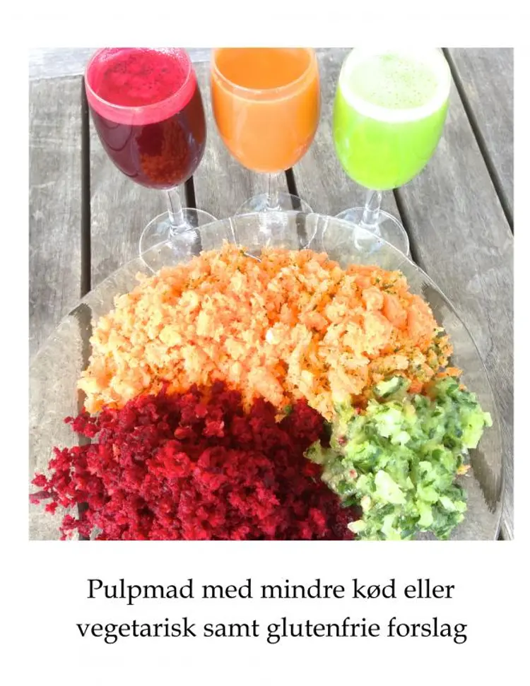Pulpmad med mindre kød eller vegetarisk samt glutenfrie forslag af Anette Axelsen