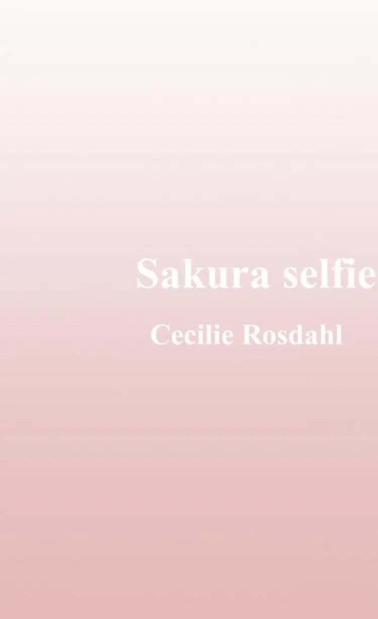 Sakura selfie af Cecilie Rosdahl