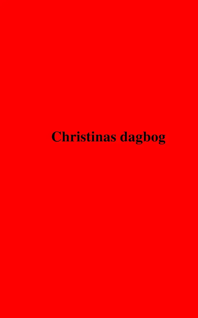 Christinas dagbog af Cecilie Rosdahl