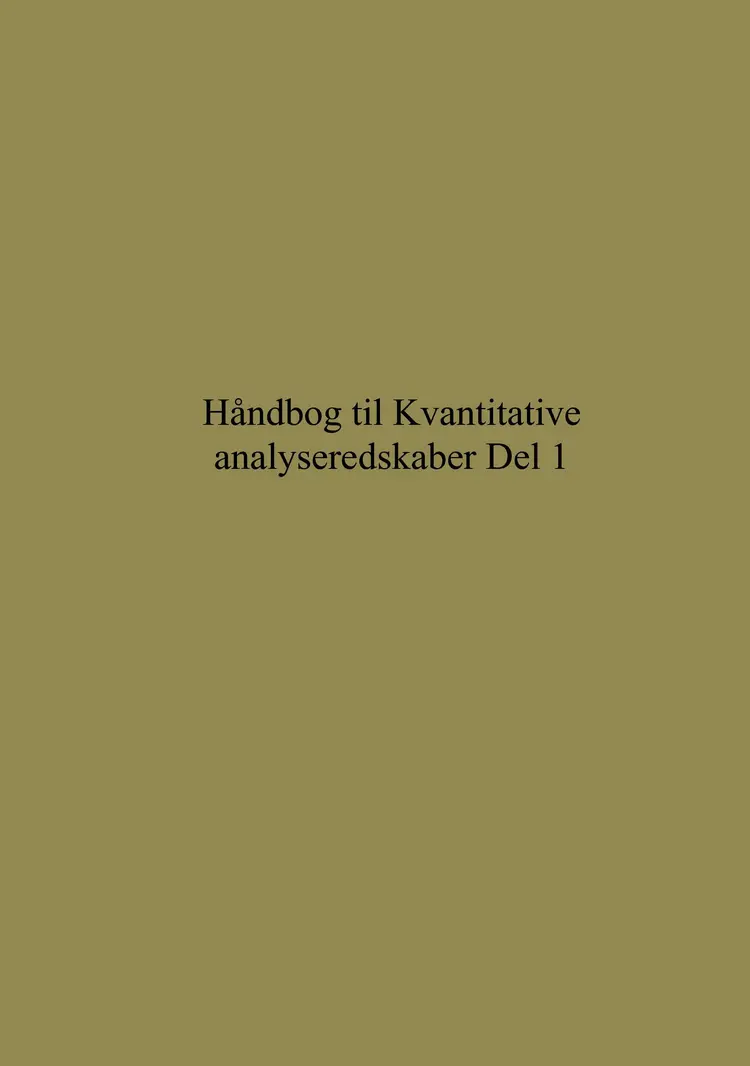 Kvantitative analyseredskaber af Paul Bbaale
