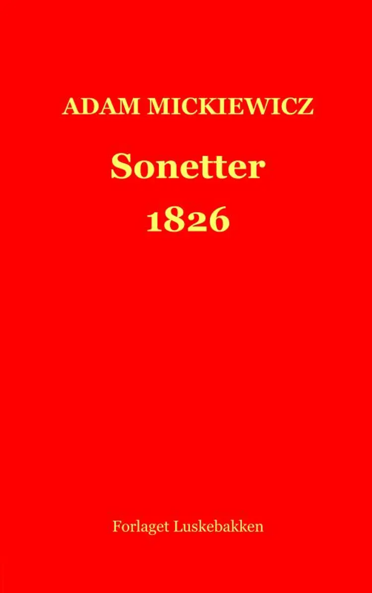 Sonetter 1826 af Adam Mickiewicz