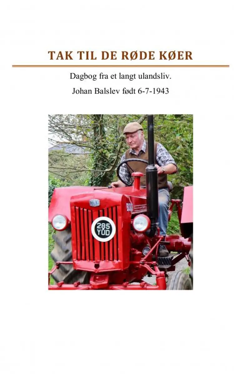 Tak til de røde køer af Johan Balslev