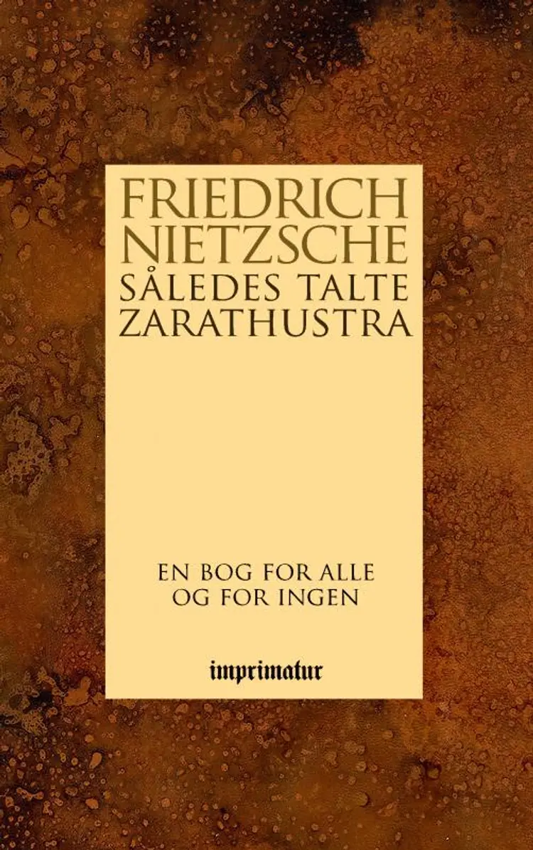 Således talte Zarathustra af Friedrich Nietzsche