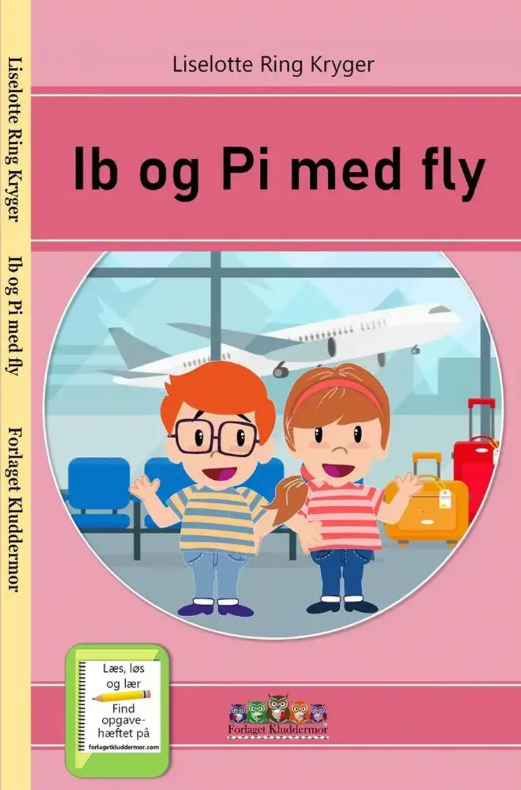 Ib og Pi med fly af Liselotte Ring Kryger