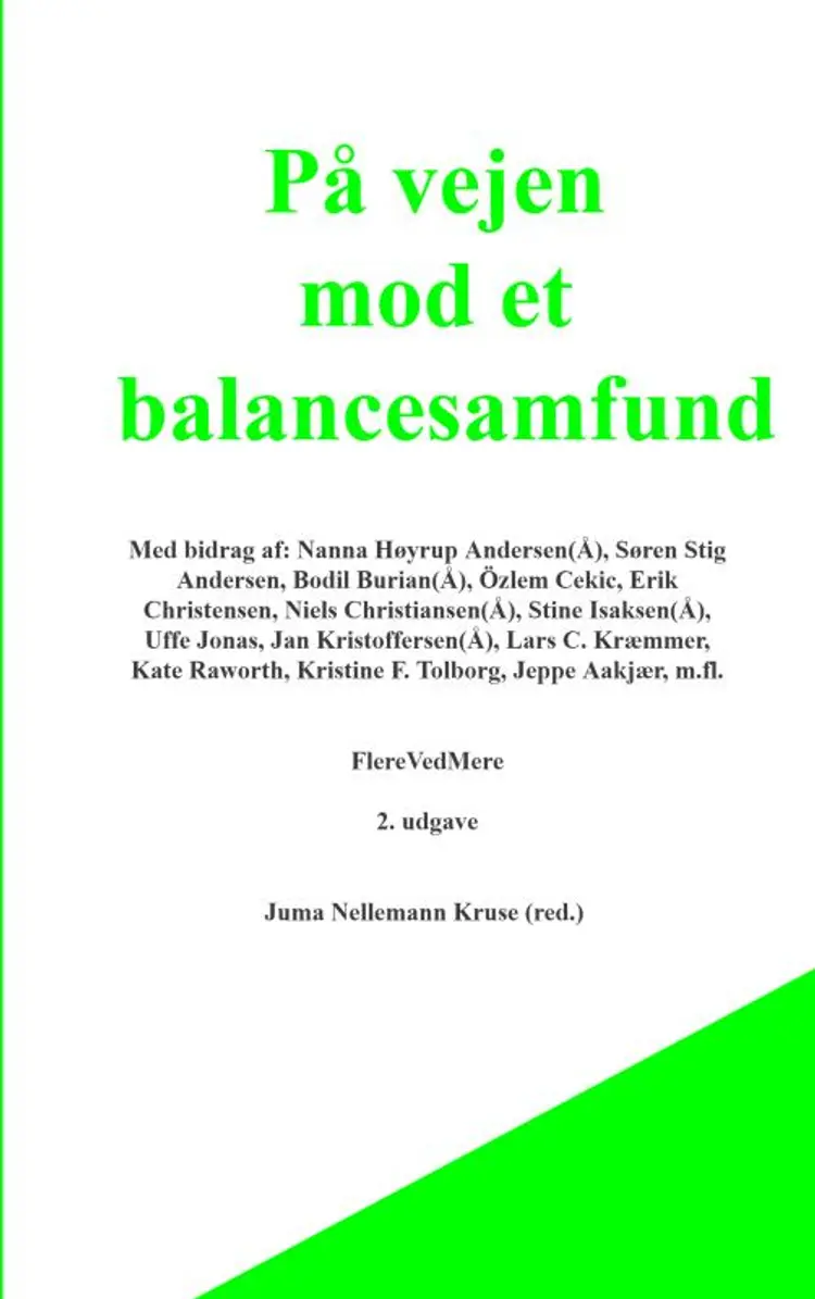 På vejen mod et  balancesamfund af Juma N. Kruse (red.)