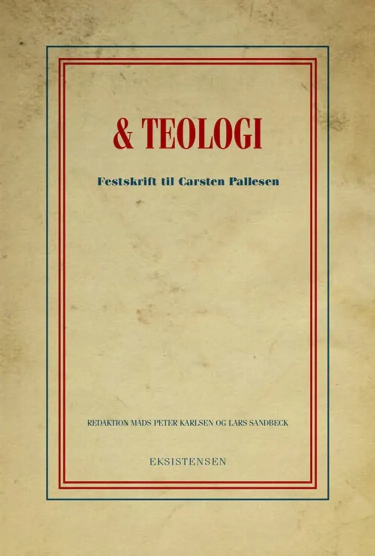 Og teologi af Lars Sandbeck