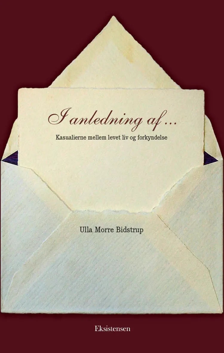 I anledning af af Ulla Morre Bidstrup