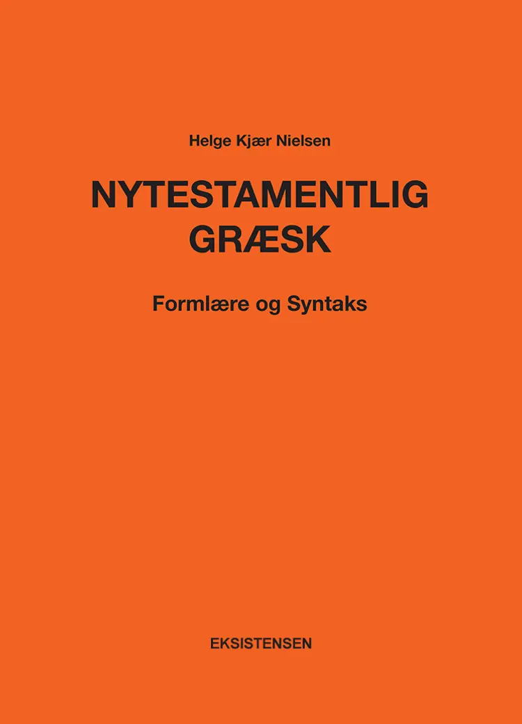 Nytestamentlig græsk af Helge Kjær Nielsen
