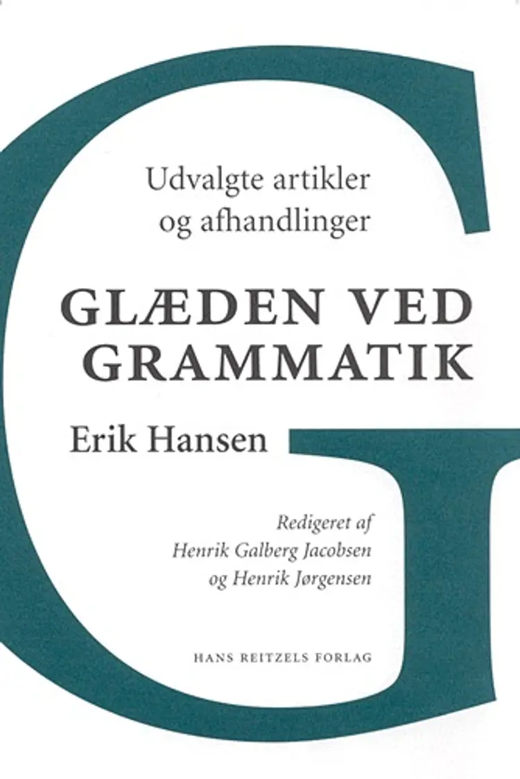 Glæden ved grammatik af Erik Hansen