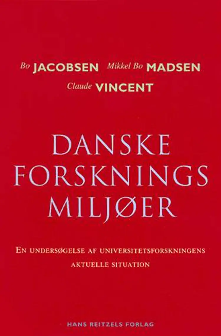 Danske forskningsmiljøer af Bo Jacobsen