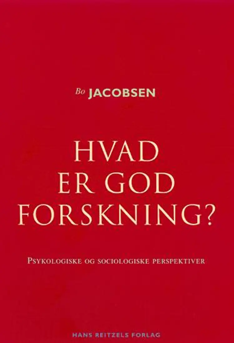 Hvad er god forskning? af Bo Jacobsen