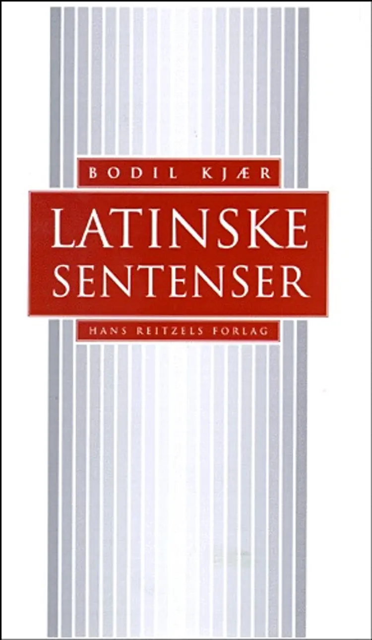 Latinske sentenser af Bodil Kjær