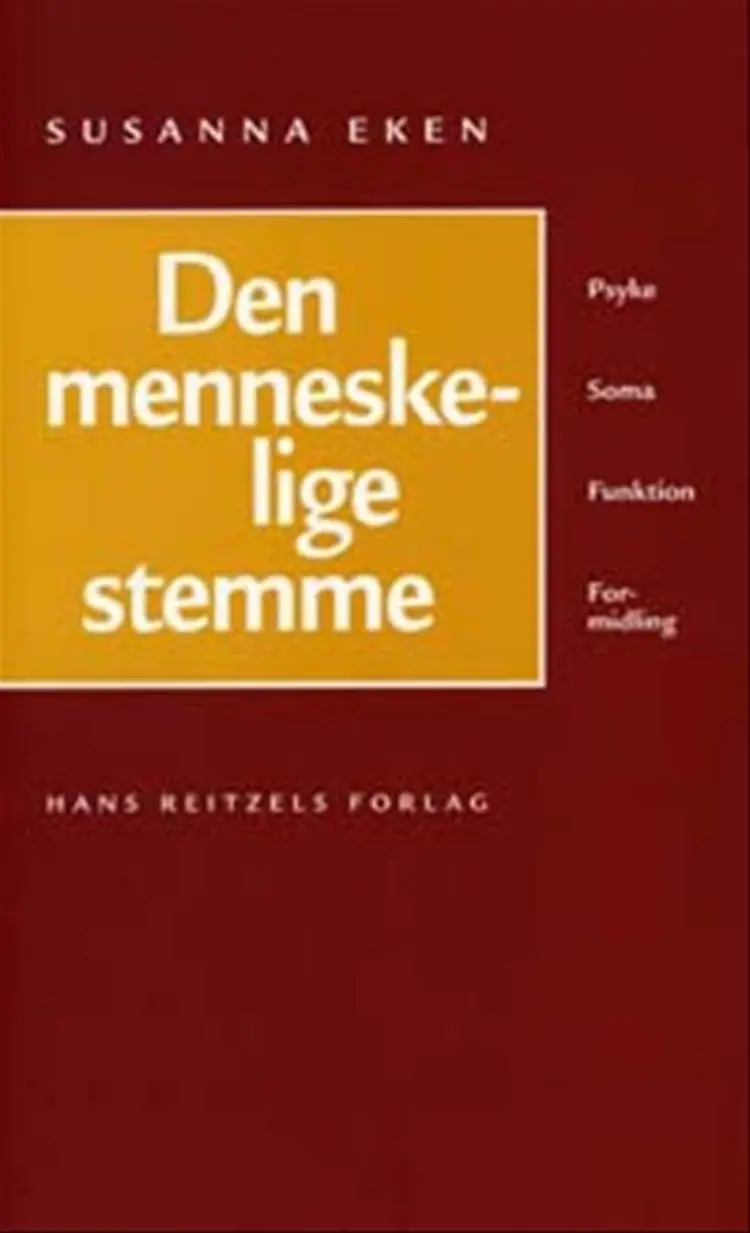 Den menneskelige stemme af Susanna Eken
