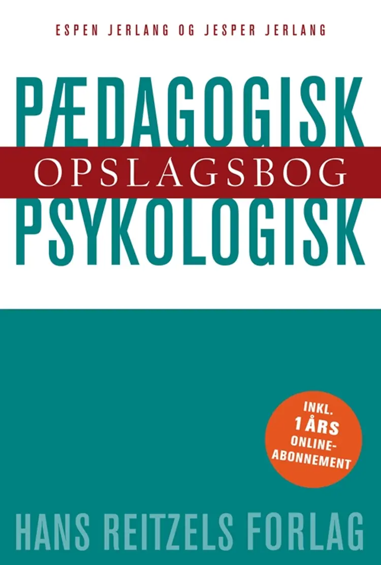 Pædagogisk psykologisk opslagsbog af Espen Jerlang
