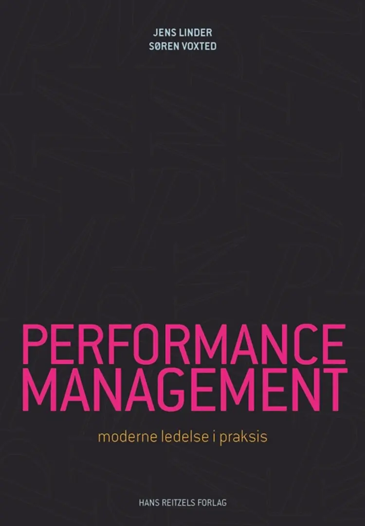 Performance management af Jens Linder