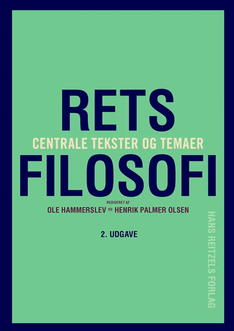 Retsfilosofi af Peter Blume