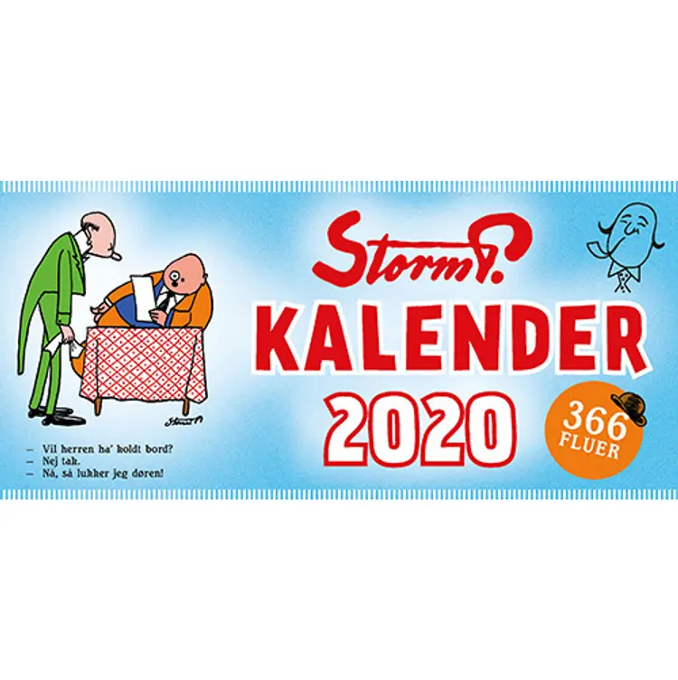 Storm P. - Kalender 2020 - 366 fluer af Storm P.