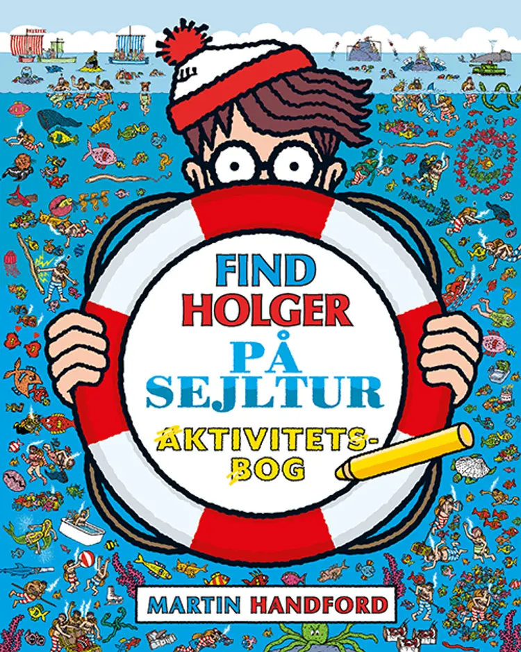 Find Holger - På sejltur - Aktivitetsbog af Martin Handford