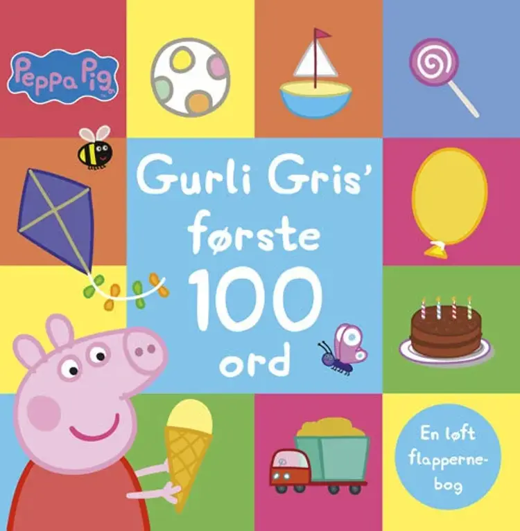Gurli Gris' første 100 ord - En løft flapperne-bog