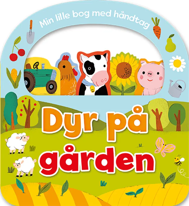 Min lille bog med håndtag - Dyr på gården (papbog med flapper)