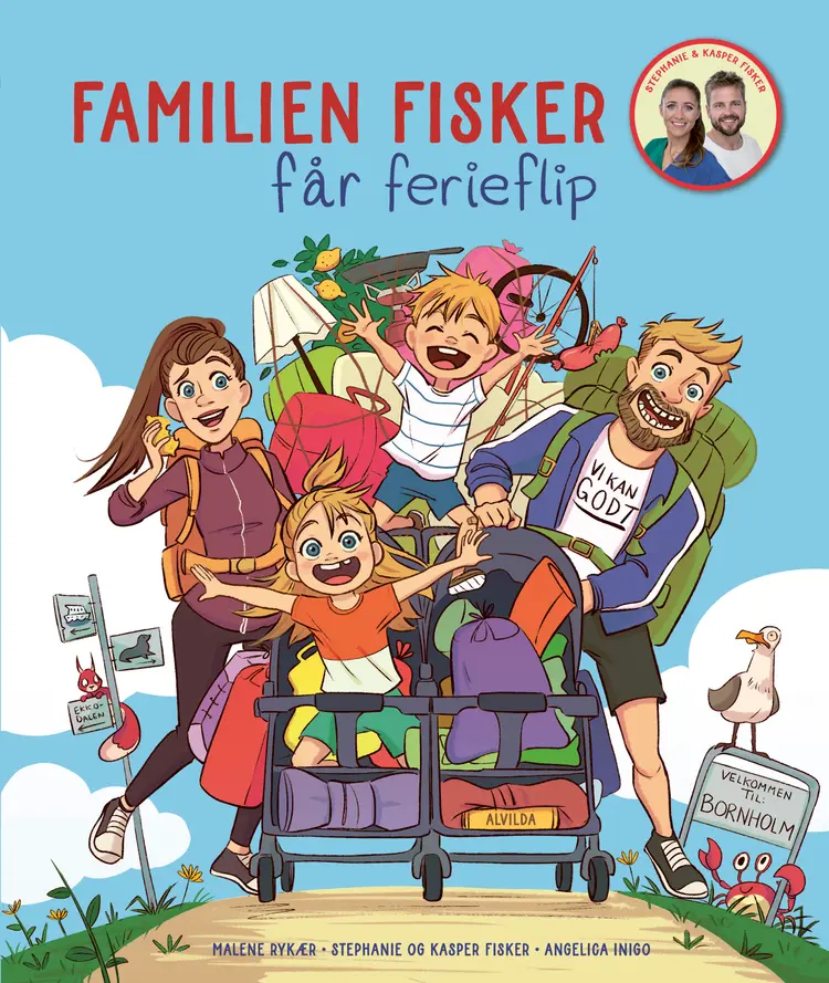 Familien Fisker får ferieflip af Angelica Inigo