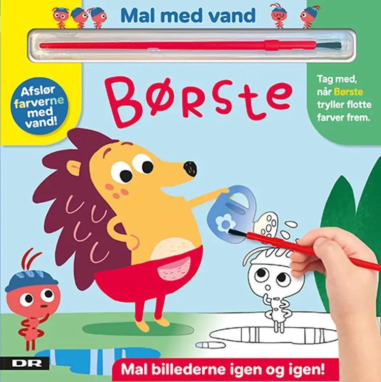 Minisjang - Mal med vand - Børste af Martin Jørgensen