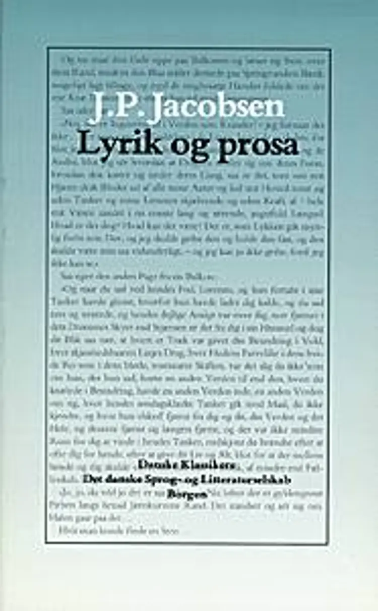 Lyrik og prosa af J. P. Jacobsen