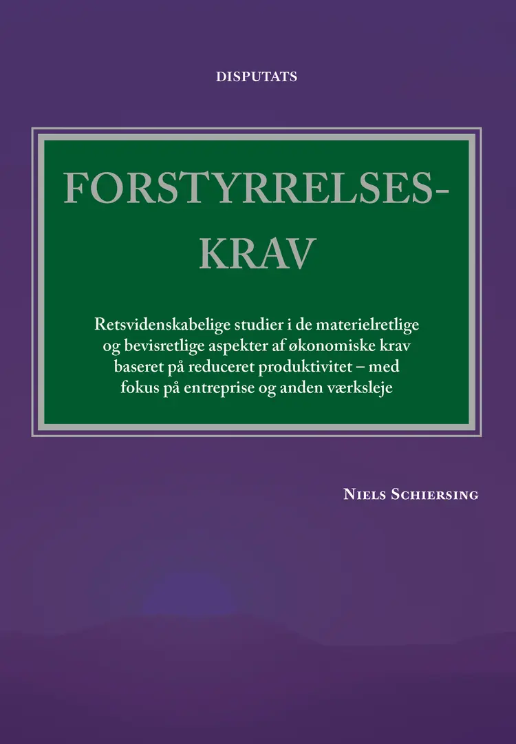 Forstyrrelseskrav af Niels Schiersing
