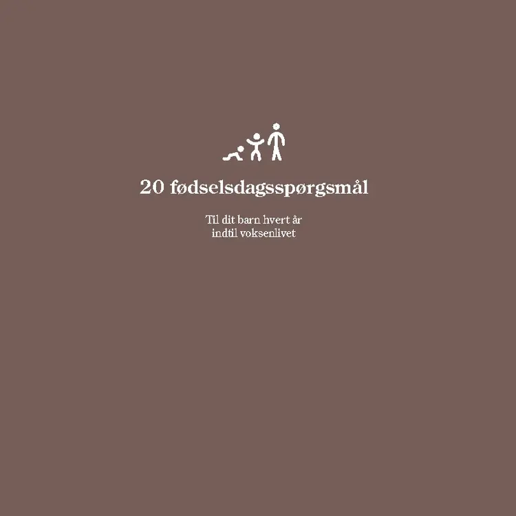 20 fødselsdagsspørgsmål af Sara Zacho Clausen