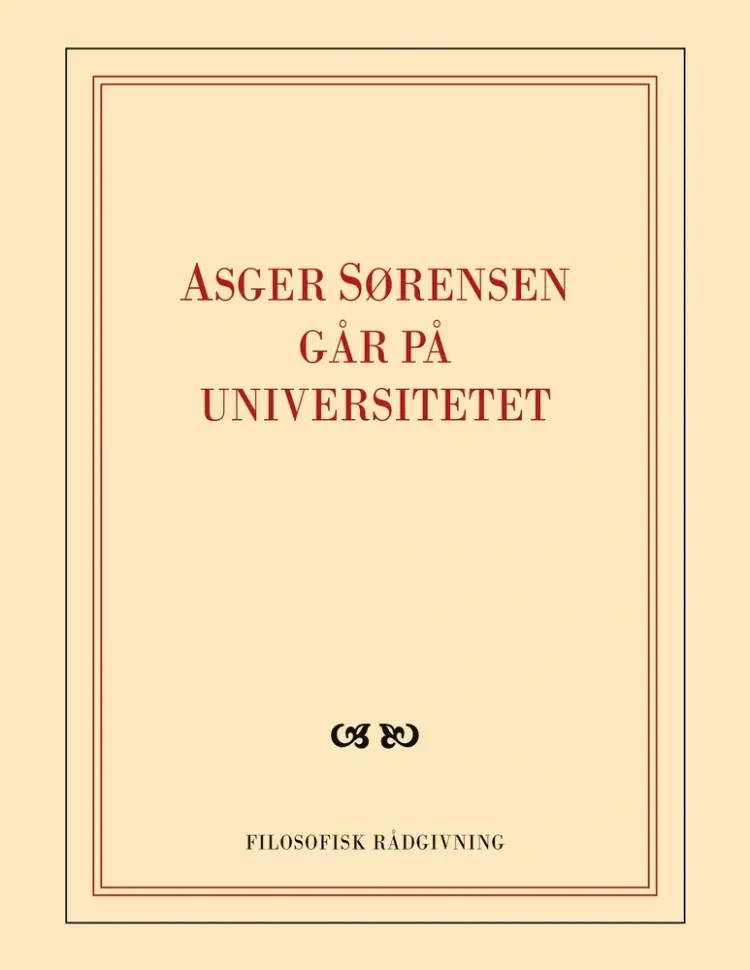 Asger Sørensen går på universitetet af Asger Sørensen