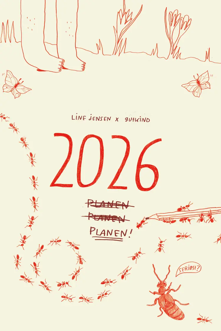 Årskalender 2026 af Line Jensen