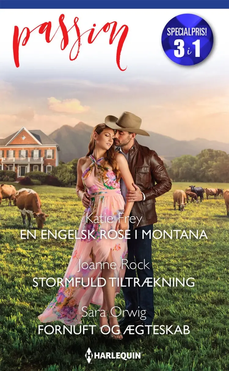 En engelsk rose i Montana / Stormfuld tiltrækning / Fornuft og ægteskab af Joanne Rock
