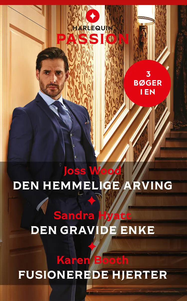Den hemmelige arving / Den gravide enke / Fusionerede hjerter af Sandra Hyatt