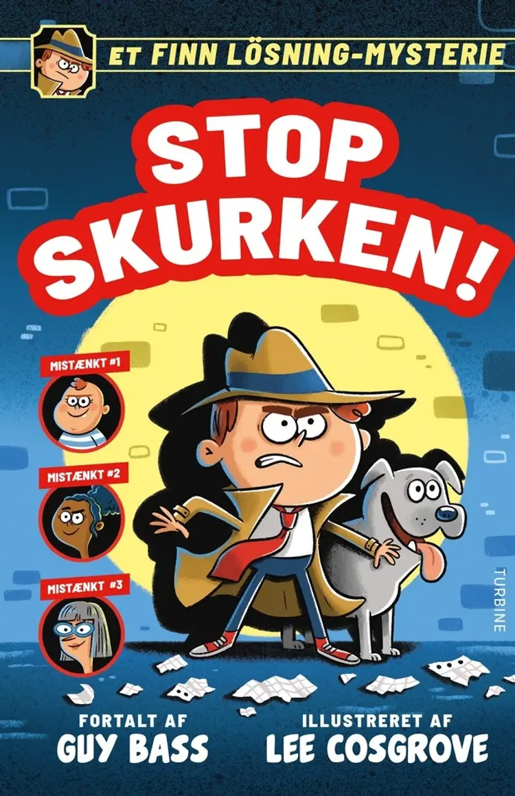 Stop skurken! Et Finn Lösning-mysterie af Guy Bass