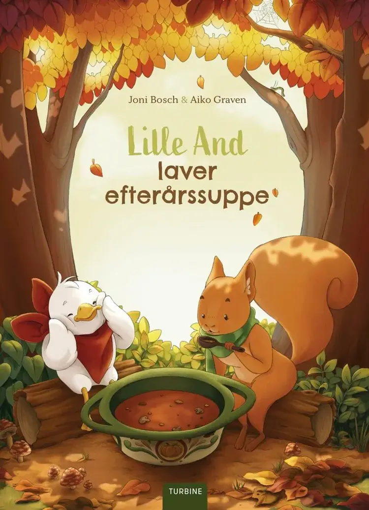 Lille And laver efterårssuppe af Joni Bosch
