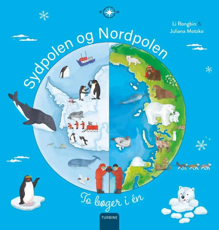 Sydpolen og Nordpolen af Li Rongbin