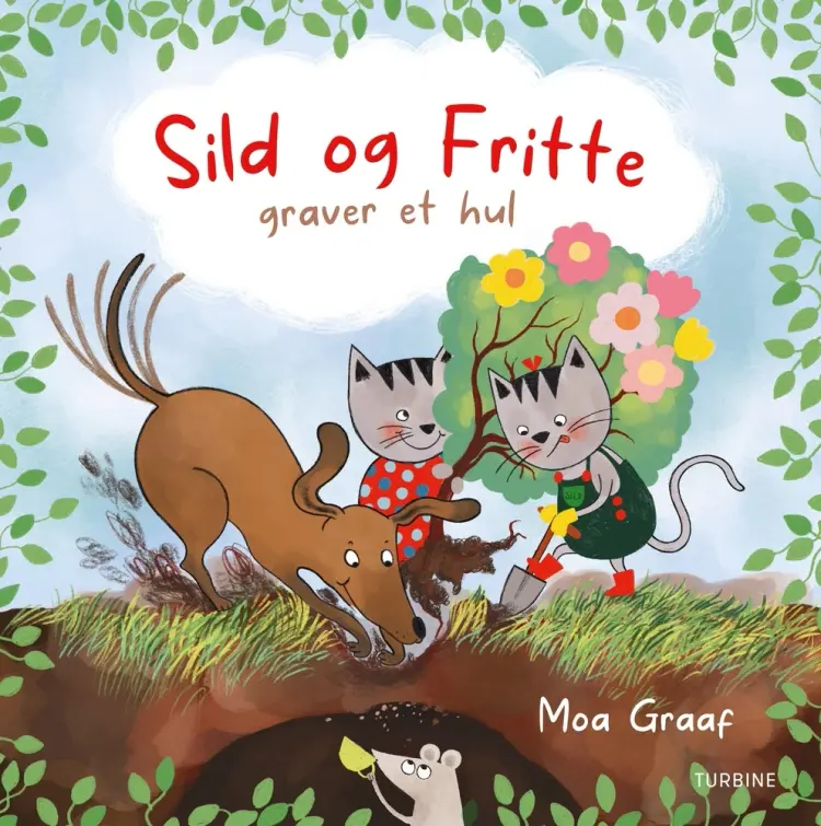 Sild og Fritte graver et hul af Moa Graaf