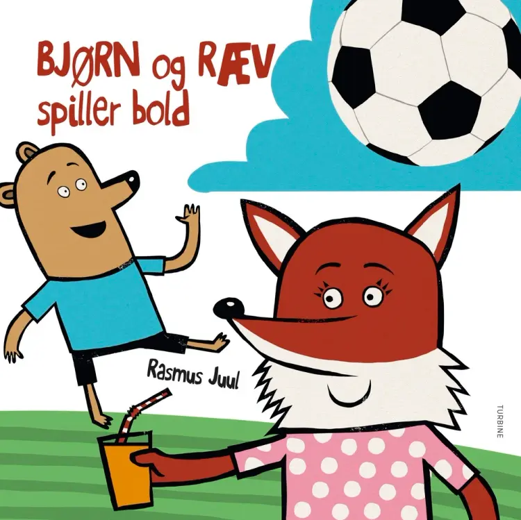 Bjørn og Ræv spiller bold af Rasmus Juul