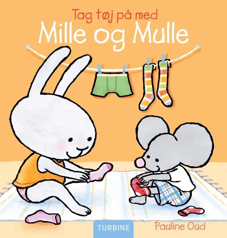 Tag tøj på med Mille og Mulle af Pauline Oud