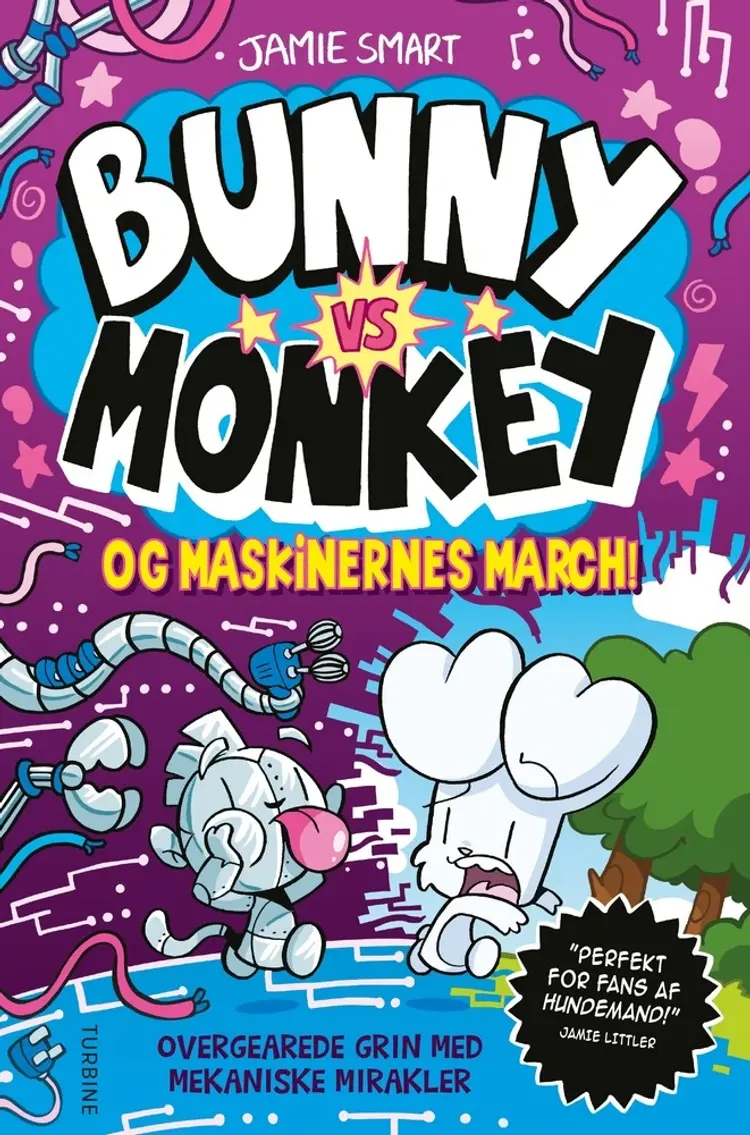 Bunny vs Monkey og maskinernes march! af Jamie Smart
