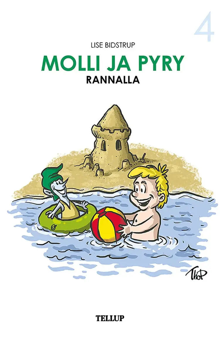 Molli ja Pyry rannalla af Lise Bidstrup