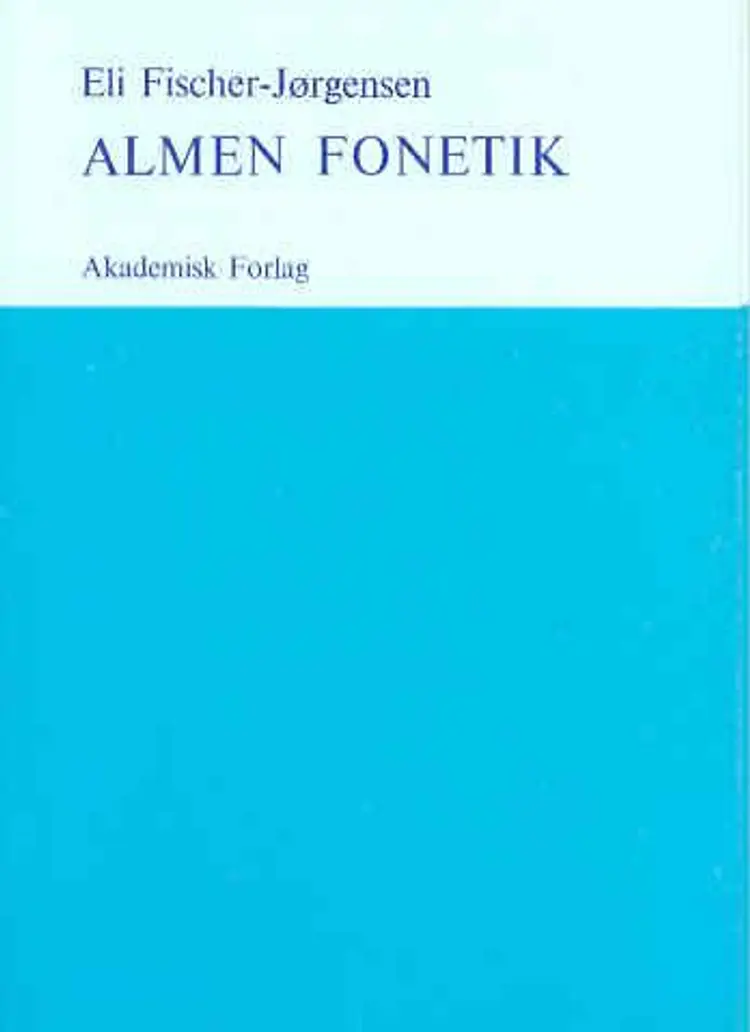Almen fonetik af Eli Fischer Jørgensen