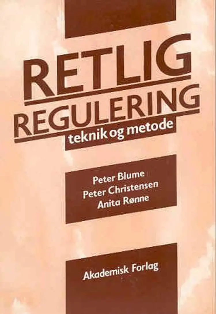Retlig regulering af Peter Blume